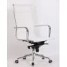 Sillón de oficina MAX NEW, alto, malla blanca