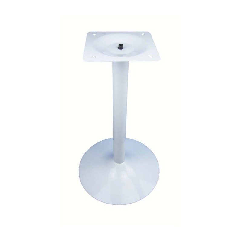 Base de mesa CRISS, blanca, base de 45 cms de diámetro, altura 73 cms (Pack de 2 unidades)