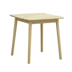 Mesa TRANSILVANIA, madera natural, 75 x 75 cms