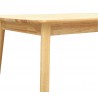 Mesa TRANSILVANIA, madera natural, 75 x 75 cms