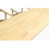 Mesa TRANSILVANIA, madera natural, 75 x 75 cms