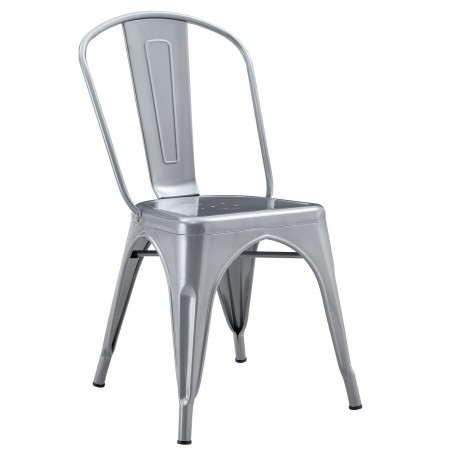 Silla TOL EK LIMITED, acero, gris plata (Pack de 5 unidades)