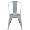 Silla TOL EK LIMITED, acero, gris plata (Pack de 5 unidades)