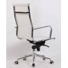 Sillón de oficina MAX NEW, alto, malla blanca