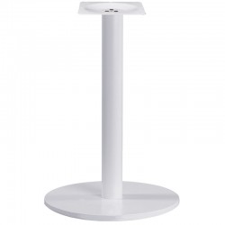 Base de mesa BOHEME, blanca, 43 cms de diámetro, altura 72 cms (Pack de 2 unidades)