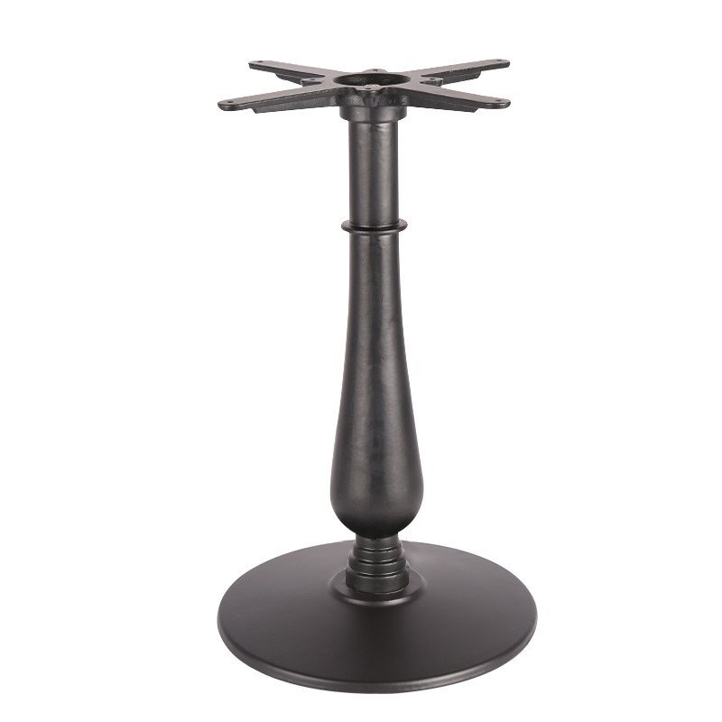 Base de mesa TÁMESIS, negra, 43 cms de diámetro, altura 72 cms (Pack de 2 unidades)