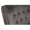 Sillón BÉCQUER, giratorio, regulable, tapizado velvet gris